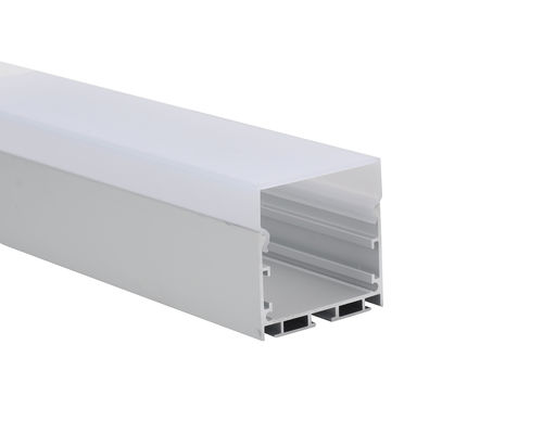 Prezzo buono Profilo di alluminio della striscia di W50*H50mm LED che sabbia la copertura del diffusore del PC 6063 T5 in linea