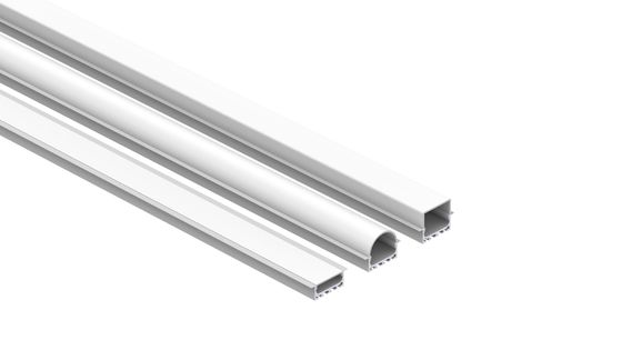 Prezzo buono Il diffusore Ip45 del PC ha messo il Manica di alluminio principale 6063 T5 per illuminazione lineare in linea
