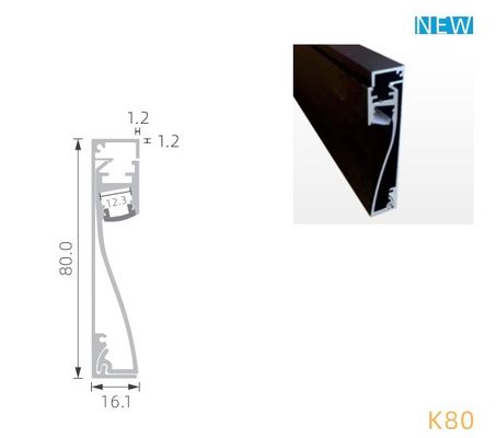Prezzo buono Sabbiatura di alluminio di profilo della parete di T5 6063 IP20 LED con il diffusore di plastica in linea