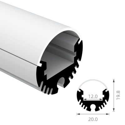Cabina H19.8mm di mostra intorno al profilo IP44 K48 W20mm del LED