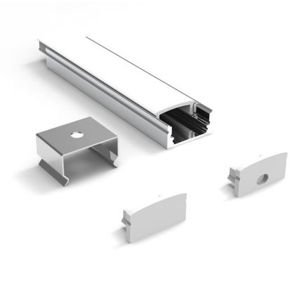Prezzo buono La superficie ha condotto l'estrusione di alluminio 17*9mm di profilo della striscia di alluminio del canale LED con la copertura del PC in linea