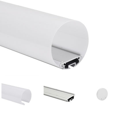 6063 T5 casa del diametro 60mm di profilo del giro LED facendo uso delle decorazioni di edificio residenziale che accendono KN9