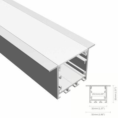 Prezzo buono Profilo di alluminio messo di sollevamento principale anabbagliante di profilo T5 6063 LED di Manica in linea