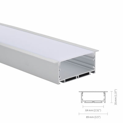Profilo principale di alluminio magnetico anodizzato IP45 con la copertura glassata PC