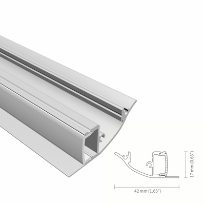 Prezzo buono 6063 rivestimento principale fissato al muro dello spruzzo del gesso K59 del muro a secco di profilo della lega in linea