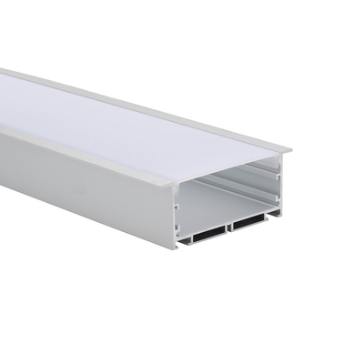 Prezzo buono Il profilo di alluminio messo copertura dei cappucci protettivi PMMA LED ha glassato H35mm opalino in linea