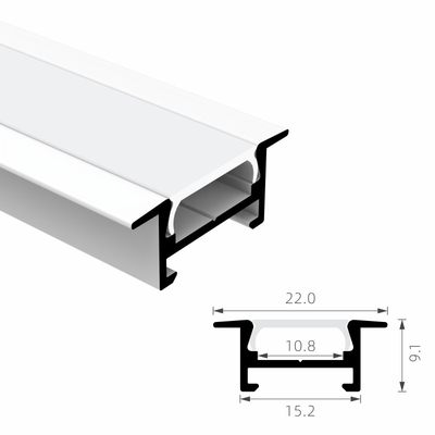 Prezzo buono Il diffusore del PC ha messo il profilo di alluminio del LED che sabbia 6063 T5 in linea