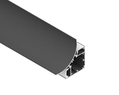 Profilo in alluminio per striscia LED in lega da 2,5 m per illuminazione angolare a montaggio superficiale in camera da letto e soggiorno