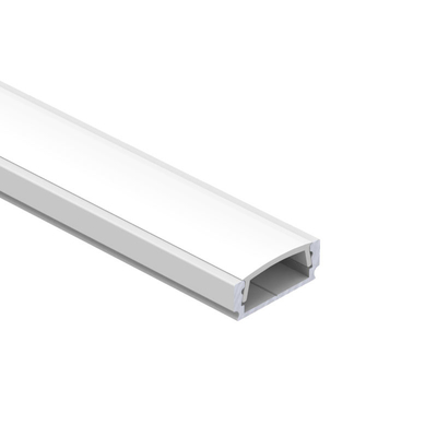 profilo di alluminio LED della striscia nera di 6061 6063 che alloggia chiara copertura