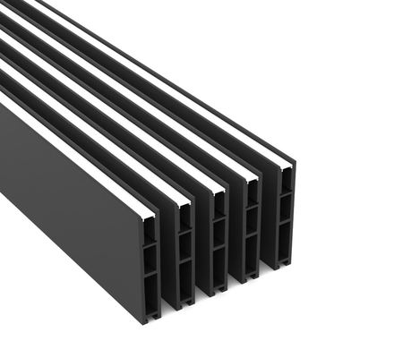 Cappucci protettivi di alluminio sospesi ultra sottili di profilo della striscia di 18*96.5mm LED