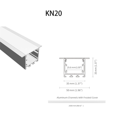 6063 T5 hanno messo il dissipatore di calore impermeabile di alluminio di profilo IP20 del LED