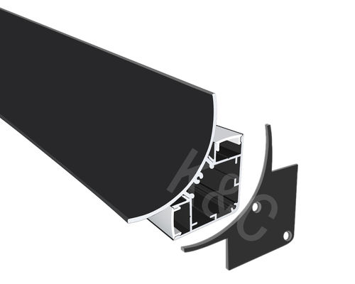 IP20 6063 T5 Lega di alluminio LED per profilo di alluminio per lampada a striscia LED montata in superficie