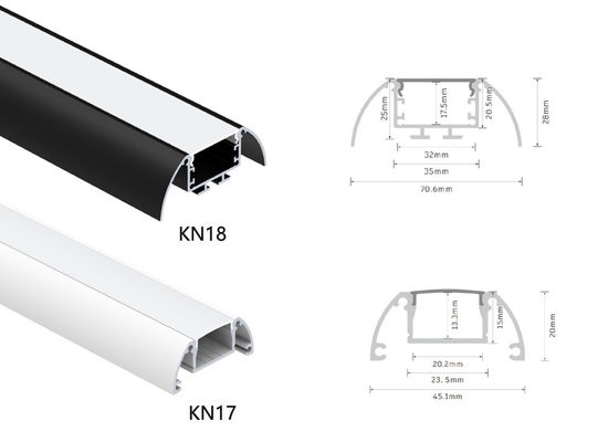 Il ODM IP20 dell'OEM ha messo la lega di alluminio di alluminio T5 di profilo 6063 del LED