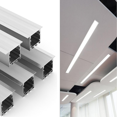 Profilo di alluminio messo espulso del LED che solleva la luce di striscia principale
