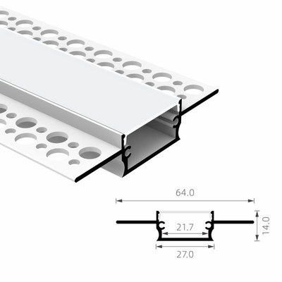 Prezzo buono Manica dell'estrusione messo profilo di alluminio del gesso di IP20 LED in linea