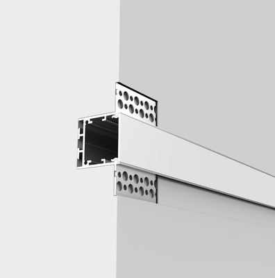 Manica di alluminio di profilo del pannello di carta e gesso del LED per il gesso del muro a secco con la copertura del PC
