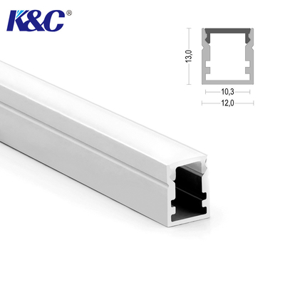 Manica di profilo della lega di alluminio 6063 T5 LED con la copertura del diffusore del PC