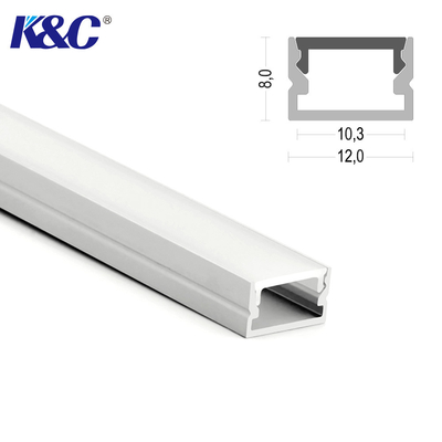 Prezzo buono Il quadrato di alluminio dell'estrusione di Manica di profilo della lega 6063 ha anodizzato 12×8mm in linea