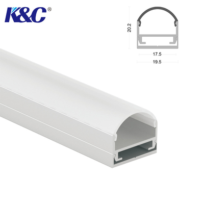 Prezzo buono 6063 Manica della lega di alluminio di T5 LED che sabbiano larghezza del PWB di 17mm in linea