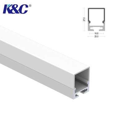 Prezzo buono profilo di alluminio dell'estrusione di lunghezza LED di 2.5m con la copertura del diffusore del PC in linea