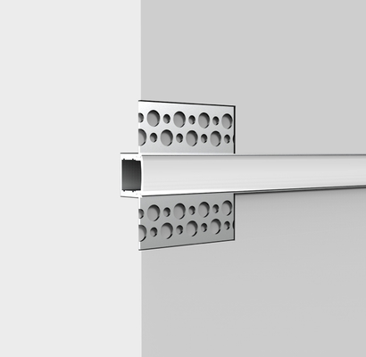 Prezzo buono Anodizzi/profilo principale di alluminio ricoprente della luce di striscia arrossiscono il pannello di carta e gesso montato in linea